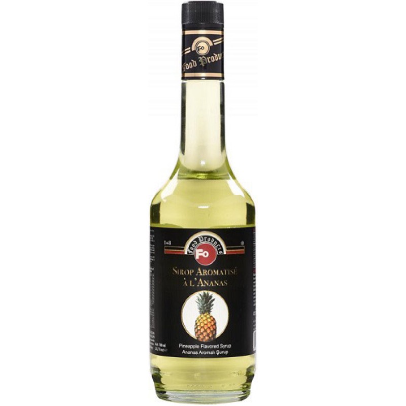 Fo Ananas Aromalı Kokteyl Şurubu 700 ml Fo Ananas Aromalı Kokteyl Şurubu 700 ml