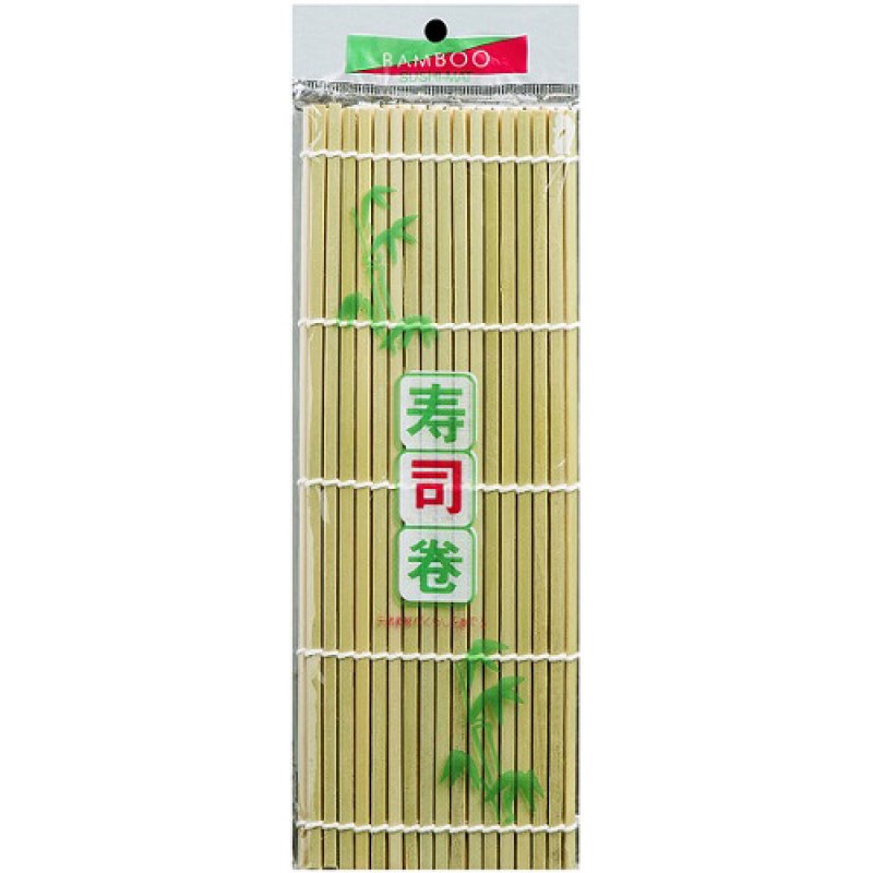 Bamboo Sushi Hasırı Yeşil 24*24 cm Bamboo Sushi Hasırı Yeşil 24*24 cm