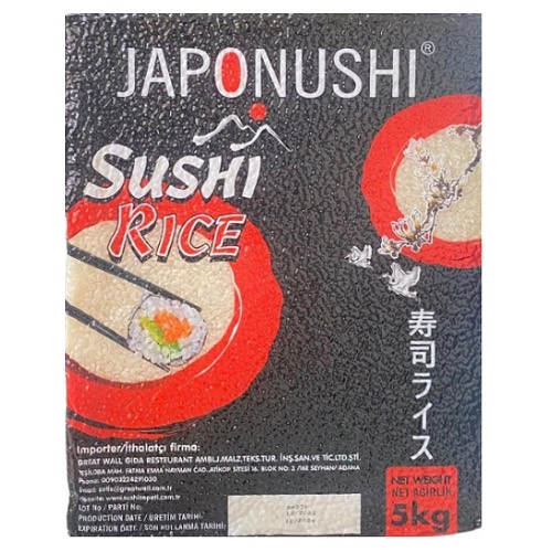 Japonushi Sushi Pirinçi 5 kg