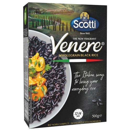 Riso Scotti Parboiled Wholegrain Venere Black Rice 500 gr