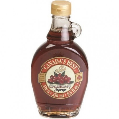 Canadas Best Cranberry Syrup With Pure Maple Syrup 250 ml