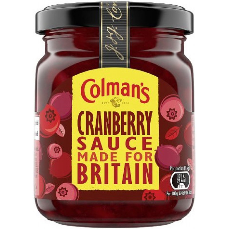 Colman's Kızılcık Sosu ( Cranberry Sauce ) 165 gr Colman's Kızılcık Sosu ( Cranberry Sauce ) 165 gr