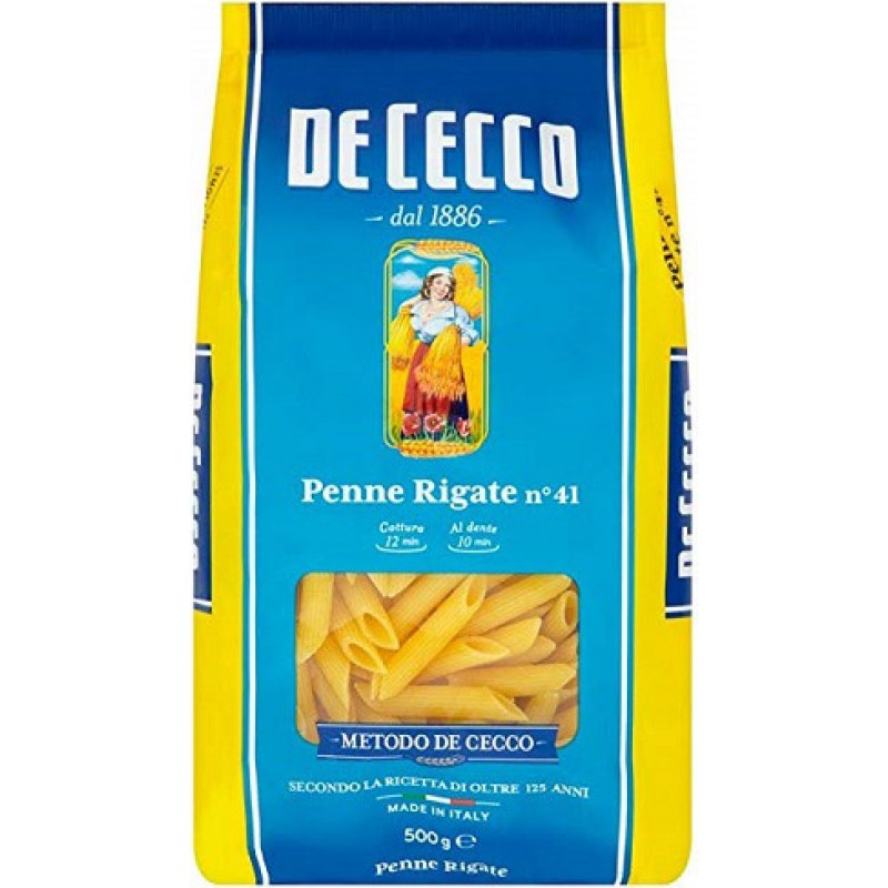 De Cecco Kalem (Penne Rigate) Makarna 500 gr De Cecco Kalem (Penne Rigate) Makarna 500 gr