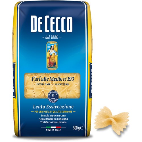 De Cecco Farfalle Pasta 500 g
