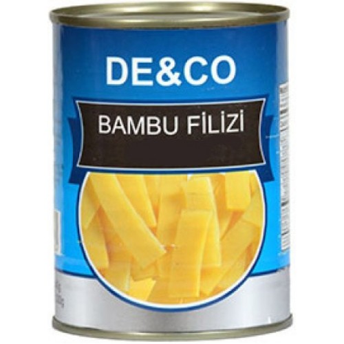 De Co Bambu Filizi Dilimli 540 gr