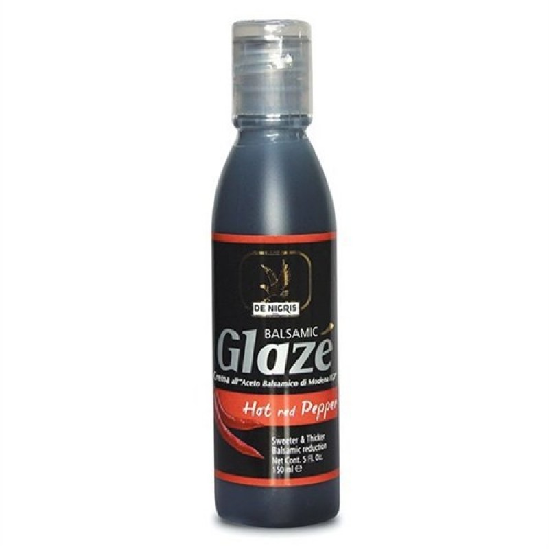 De Nigris Balzamik Glaze Sosu Acı Biber Aromalı 150 ml