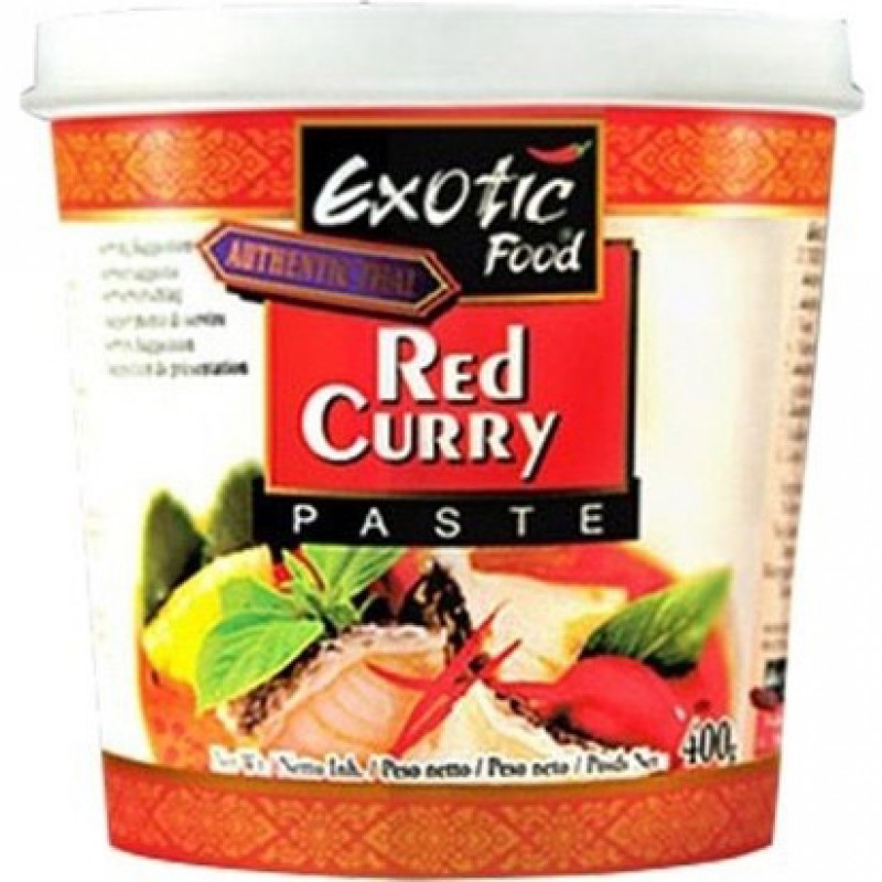 Exotic Food Kırmızı Köri Ezme (Red Curry Paste) 400 gr Exotic Food Kırmızı Köri Ezme (Red Curry Paste) 400 gr