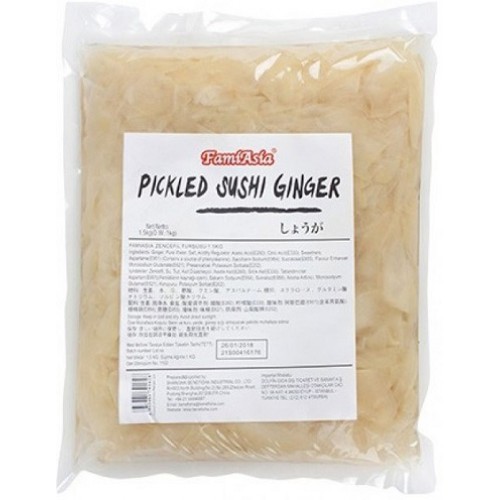 FamiAsia Pickled Ginger White 1,5 kg
