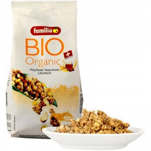 Familia Bio Organic Honey-Almond Crunch 375 g