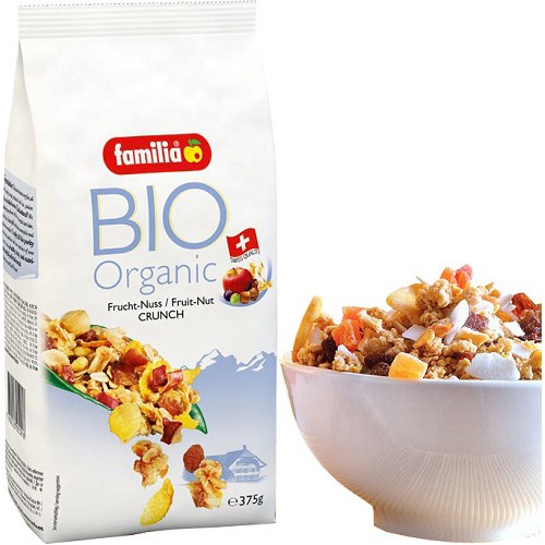 Familia Bio Organik Kuruyemişli-Meyveli Gevrek 375 gr