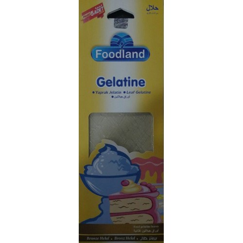 Foodland Yaprak Jelatin 5 Adet
