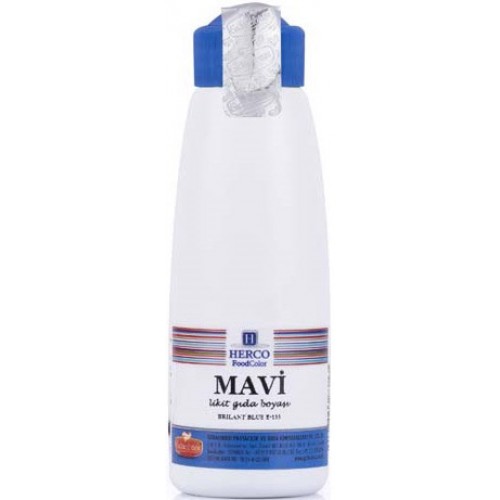 Herco Likit Gıda Boyası Mavi 125 gr