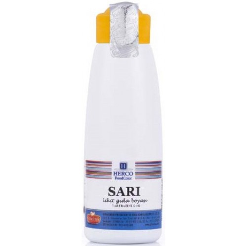Herco Likit Gıda Boyası Sarı 125 gr