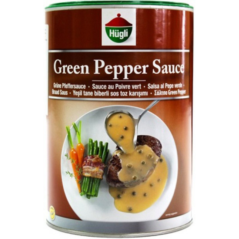 Hügli Yeşil Tane Biberli Sos (Green Pepper Sauce) 750 gr