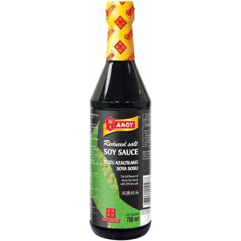 Amoy Tuzu Azaltılmış Soya Sosu 750 ml Amoy Tuzu Azaltılmış Soya Sosu 750 ml