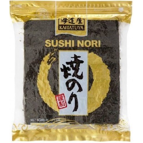 Kaitatuya Yaki Sushi Nori Kurutulmuş Yosun (Gold) (50 Yaprak) 125 gr