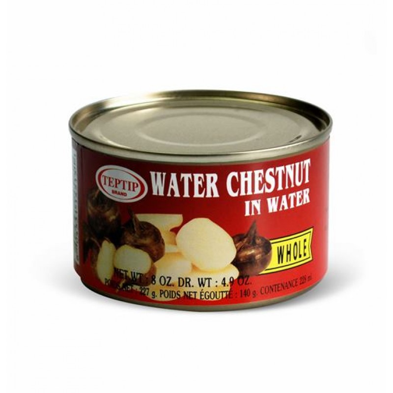 Teptip Water Chestnuts 227 g Teptip Water Chestnuts 227 g