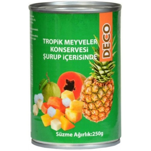 De Co Tropical Fruit Canned 425 gr