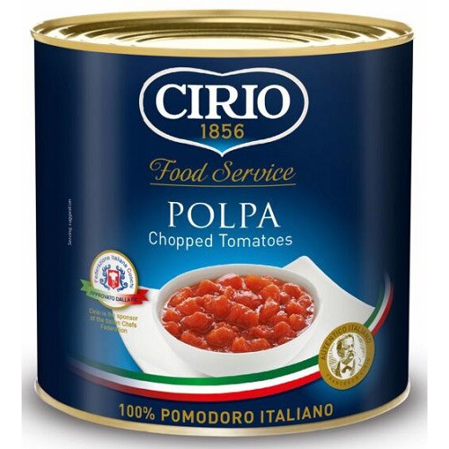 Cirio Polpa Chopped Tomatoes 2550 g