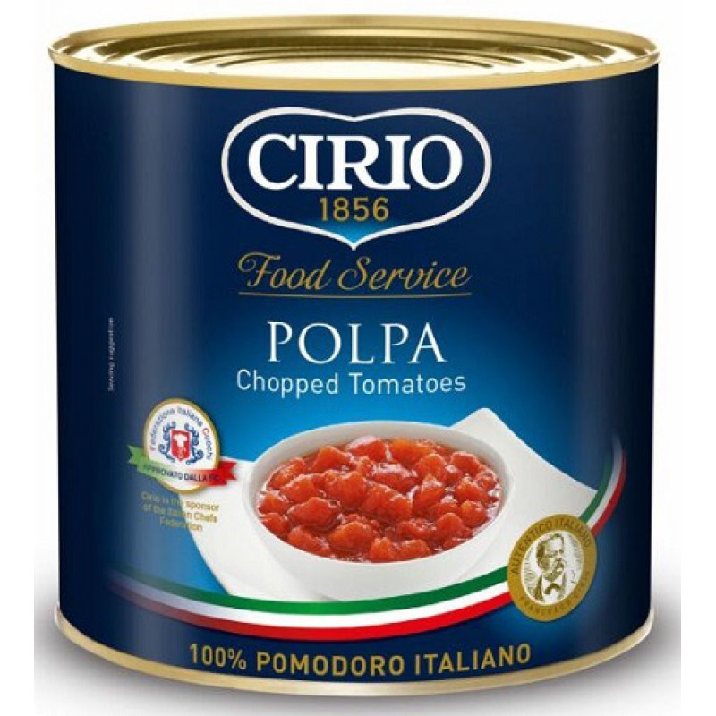 Cirio Polpa Chopped Tomatoes 2550 g