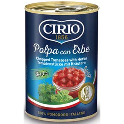 Cirio Polpa Chopped Tomatoes With Herbs 400 g