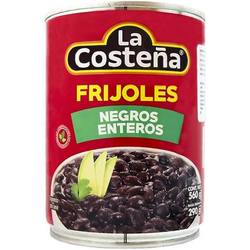 La Costena Black Beans Canned 560 g