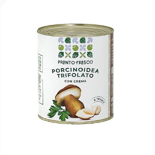 Pronto Fresco Porcini Mushrooms Canned (Sliced) 800 g