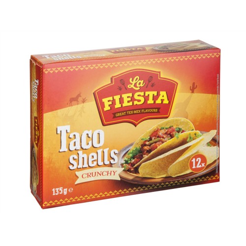 La Fiesta Tako Kabuğu (Taco Shells) 135 gr ( 12 Adet)