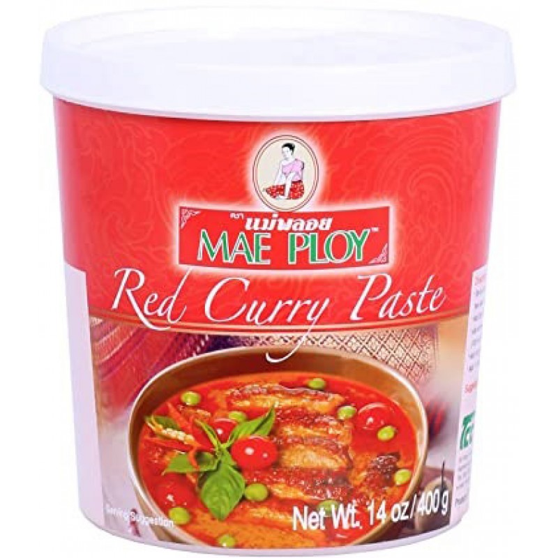 Mae Ploy Kırmızı Köri Ezmesi (Red Curry Paste) 400 gr