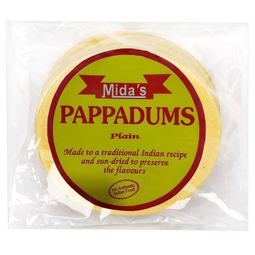 Midas Pappadums 200 g