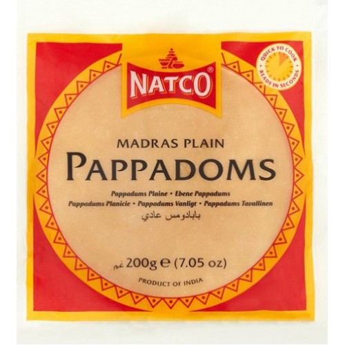Natco Pappadoms 200 gr