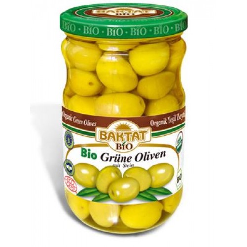 Baktat Organik Kırma Yeşil Zeytin 660 gr