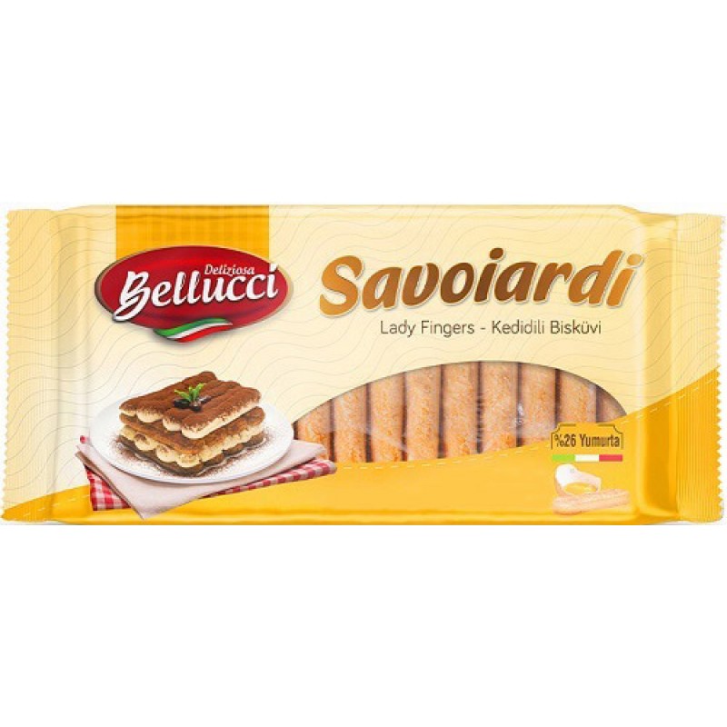 Bellucci Savoiardi Kedi Dili Bisküvi 200 gr Bellucci Savoiardi Kedi Dili Bisküvi 200 gr