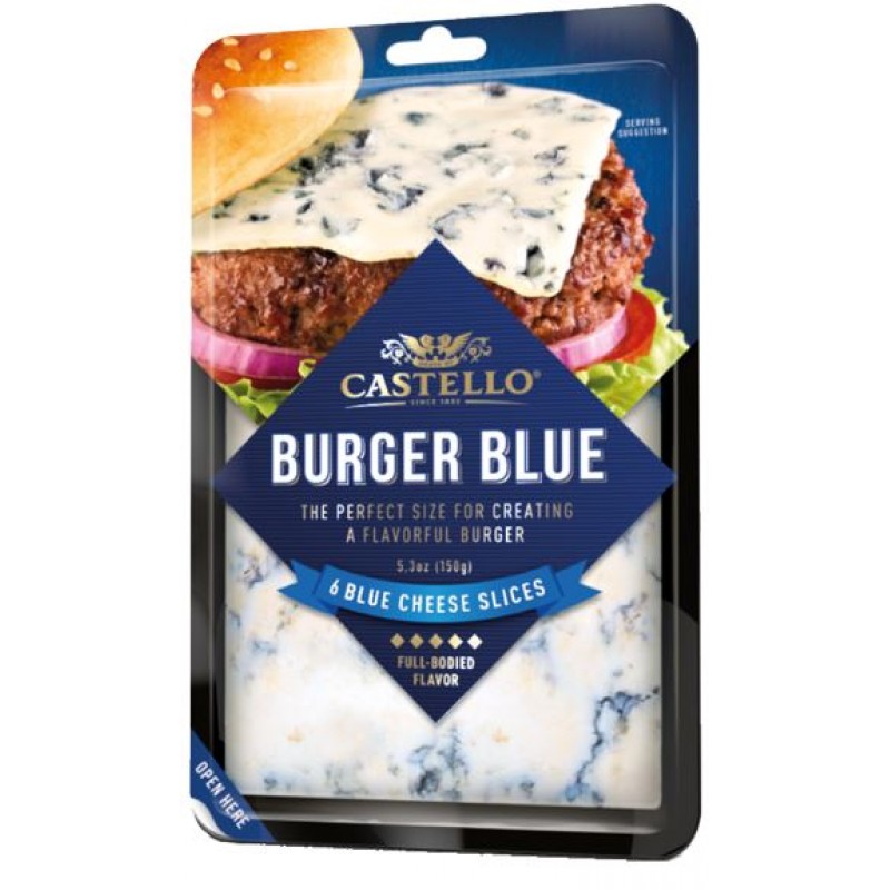 Castello Burger Blue Küflü Dilimli Peynir 200 gr
