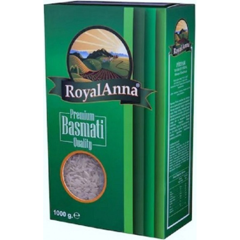 RoyalAnna Premium Basmati Pirinç 1 kg RoyalAnna Premium Basmati Pirinç 1 kg