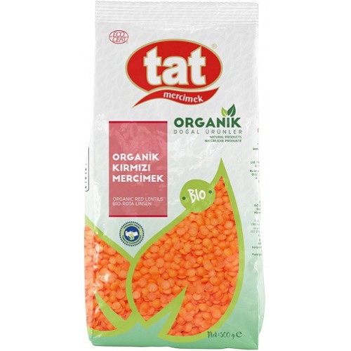 Tat Organik Kırmızı Mercimek 500 gr