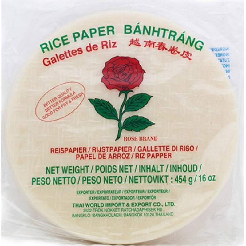 Thai World Pirinç Kağıdı (22 cm-44 Yaprak) 454 gr Thai World Pirinç Kağıdı (22 cm-44 Yaprak) 454 gr