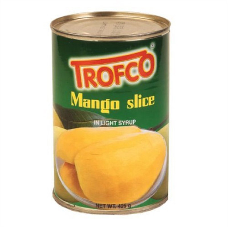 Trofco Dilimli Mango Meyvesi ( Mango Slice) 425 gr Trofco Dilimli Mango Meyvesi ( Mango Slice) 425 gr