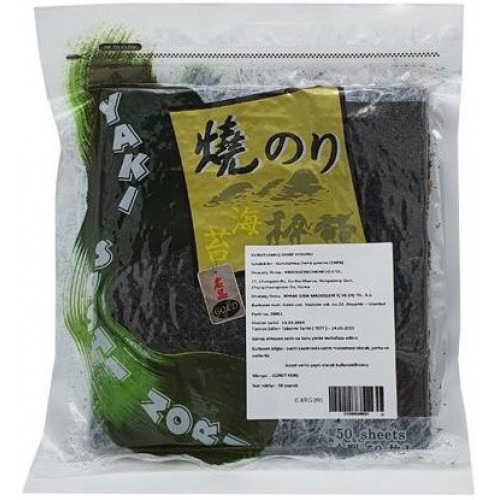 Yaki Sushi Nori Sushi Seaweed (Gold) 140 g (50 Sheets)