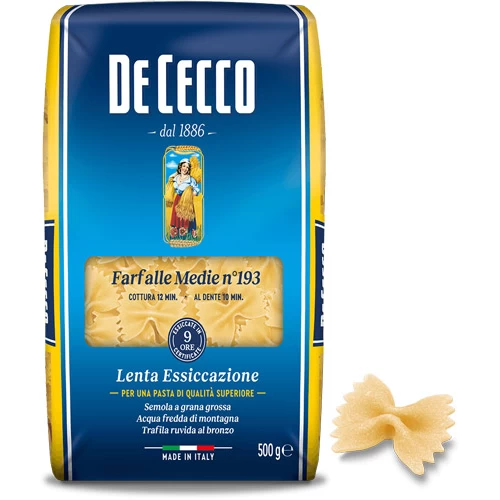 De Cecco Farfalle Pasta 500 g